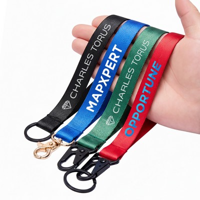 1'' Nylon Custom Printed Wrist Lanyards