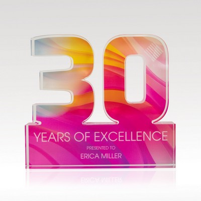 3/4" Acrylic Numerals Style 30 – Plus Series