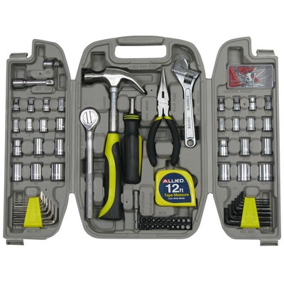 Allied 120-Piece Home Repair Tool Set In Tri-Fold Case