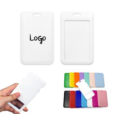 Sliding Id Badge Plastic Holder
