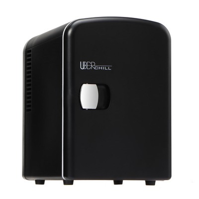 UBER Appliance Chill 6 Can Mini Fridge Black