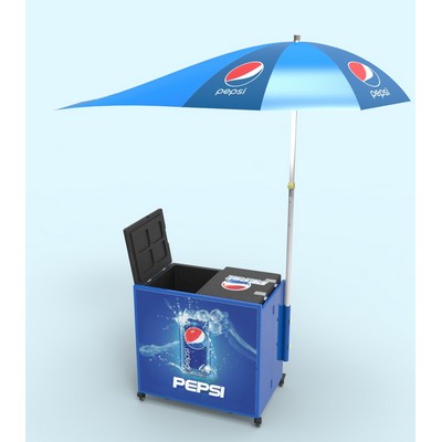 Folding Beverage Trolley 2