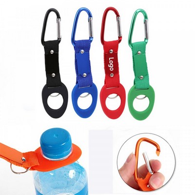 Drinking Water Bottle Hanger Lanyard Keychain Carabiner Bottle Holder