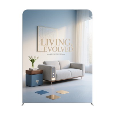 MagLock Straight Fabric Display - 6'w x 8'h