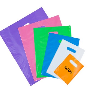 Customize Plastic Bags With Die Cut Handles