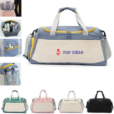 Odor-Free Fitness Duffel with Shoe Pocket