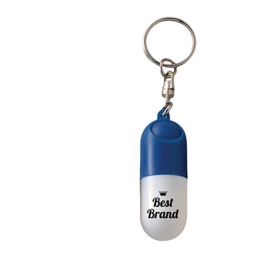 Keychain Attached Pill Organizer