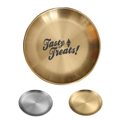 5.5" Single-Layer Stainless Steel Dipping Plates