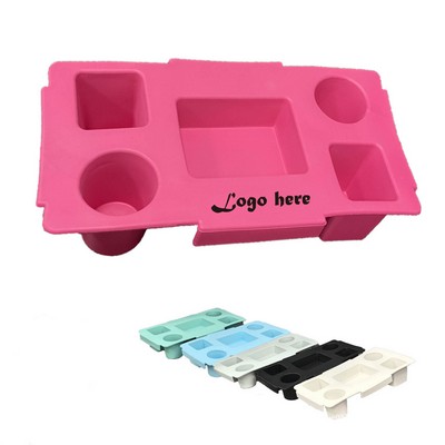 Picnic Topper Tray with Cup Holders
