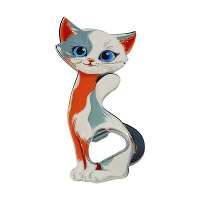 Custom Bottle Opener Fridge Magnet