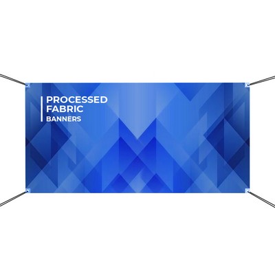 Processed Fabric Banners with Top and Bottom Pole Pocket - 1' x 1' (SQFT)