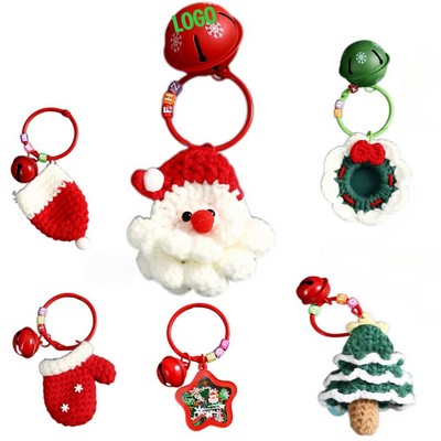 Plush Christmas Keychain Ornament