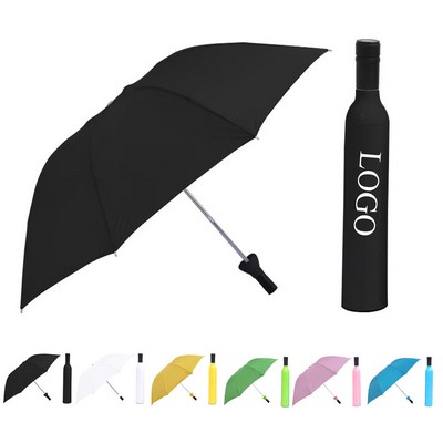 UV Protection Wine Bottle Umbrella