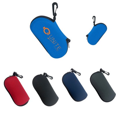 Neoprene Sunglass Case with Clip