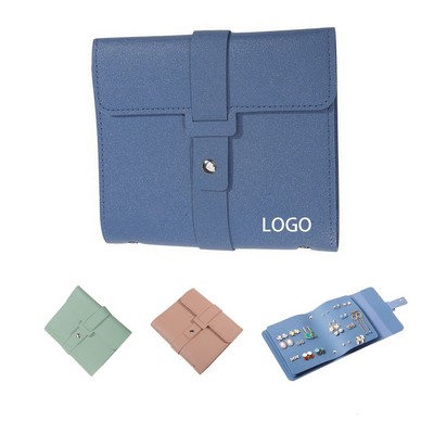 Spacious Portable Jewelry Organizer Roll