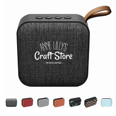 Fabric-textured Bluetooth Speaker