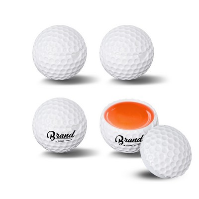 3pcs Golf Ball Shaped Shot Glasses with Lid