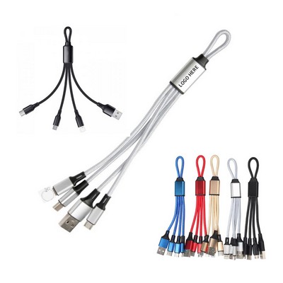 All-in-One Polyamide Woven Charging Cable