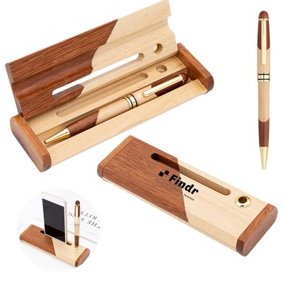 Luxury Wooden Ballpoint Pen Gift Set