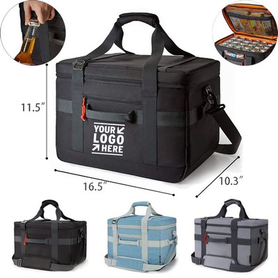 32L Portable Foldable Oxford Insulated Cooler Bag
