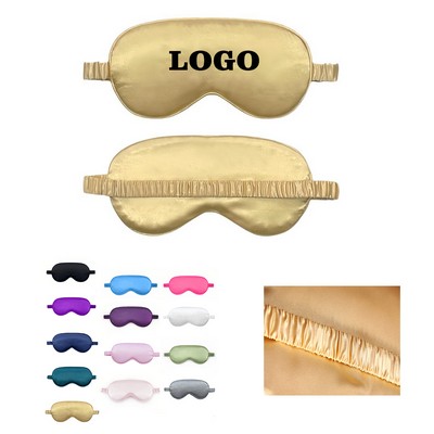 Travel Soft Imitated Silk Fabric Sleep Eye Mask