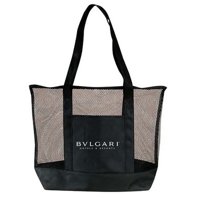Mesh Accent Everyday Carry Tote Bag