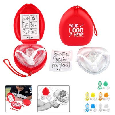 Emergency CPR Face Shield with Hard Travel Case