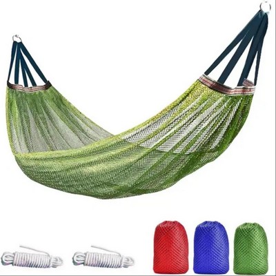 102" Yarn Dyed Fabric Portable Hammock