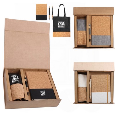 3-in-1 Eco-Friendly Cork & Tote Bag Gift Set