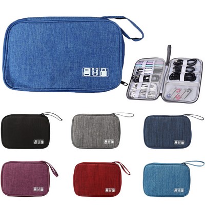 Portable Electronics Organizer Storage Bag