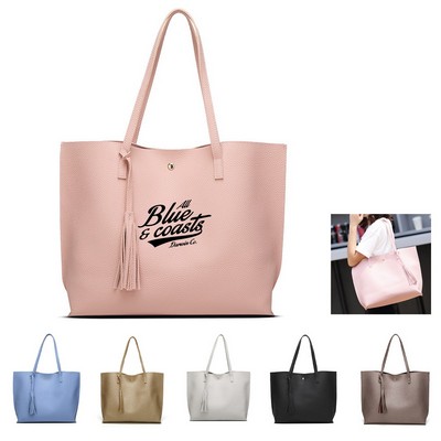 Daily Travel Leather Tote Bag