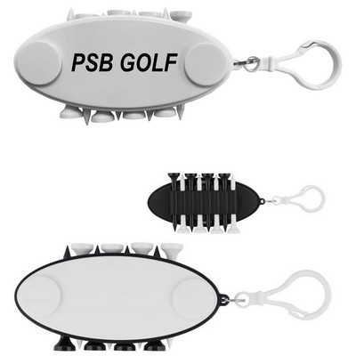Oval Golf Tee Carrier