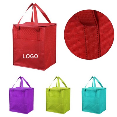 Insulated Tote Non-Woven Grocery Bag