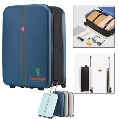 20" Foldable Lightweight Luggage with Spinner Wheels