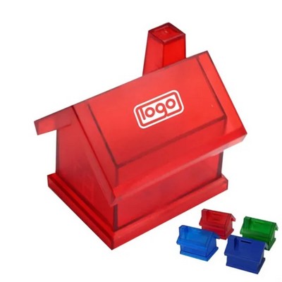 Plastic House-Shaped Piggy Bank