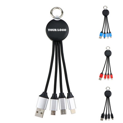 3" 1 Keychain Data Cable