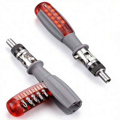 10-In-1 Multi-Angle Ratchet Screwdriver Set, Multi-Function Phillips Torx Special Shaped Repair Tool