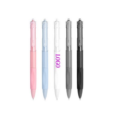 Retractable Black Gel Pen