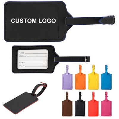 PU Leather Luggage Tags