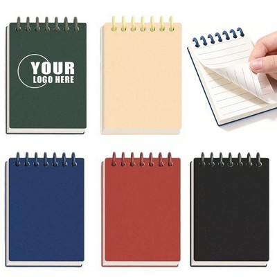 A7 Spiral Notebook Durable PP Cover