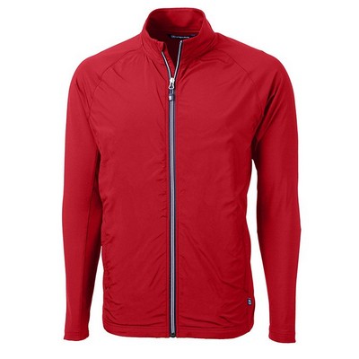 Cutter and Buck Adapt Eco Knit Hybrid Recycled Full Zip Jacket - Big and Tall