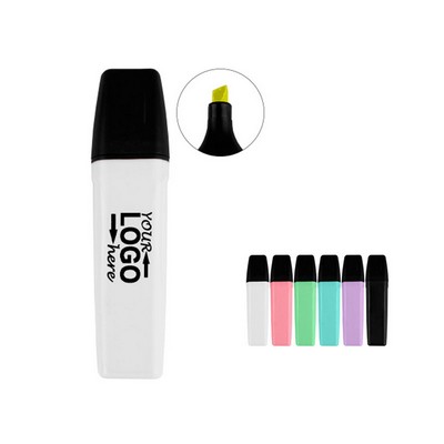 Pastel Highlighter Pen Chisel Tip Marker Smooth Ink Writing