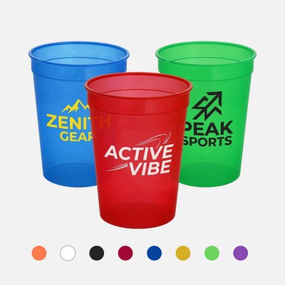12 Oz Translucent Stadium Cup