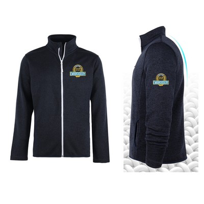 Men's Full-Zip Sweater Fleece Jacket