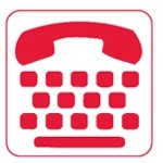 ADA Signage - Teletype Device/ Telephone (Pictograms Only)