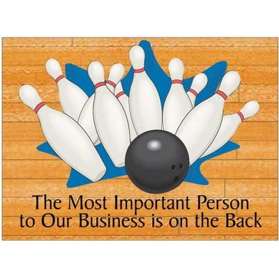 Bowling Strike Rectangle Photo Hand Mirror (2½"x3½")