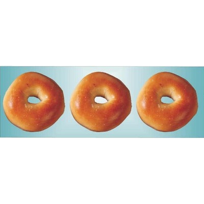 Round Bagel Panoramic Badge w/ Bar Pin