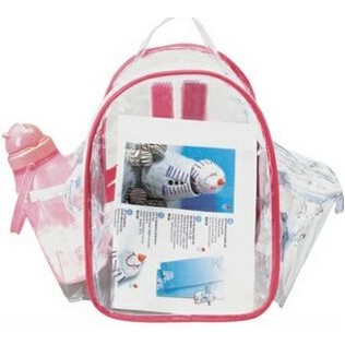Transparent Knapsack w/ Side Pocket