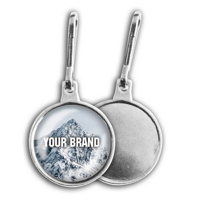 SOS Circle Zipper Pull (1")