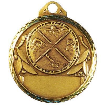Stock Diamond Struck 2" Medal- Swimming Styles Male